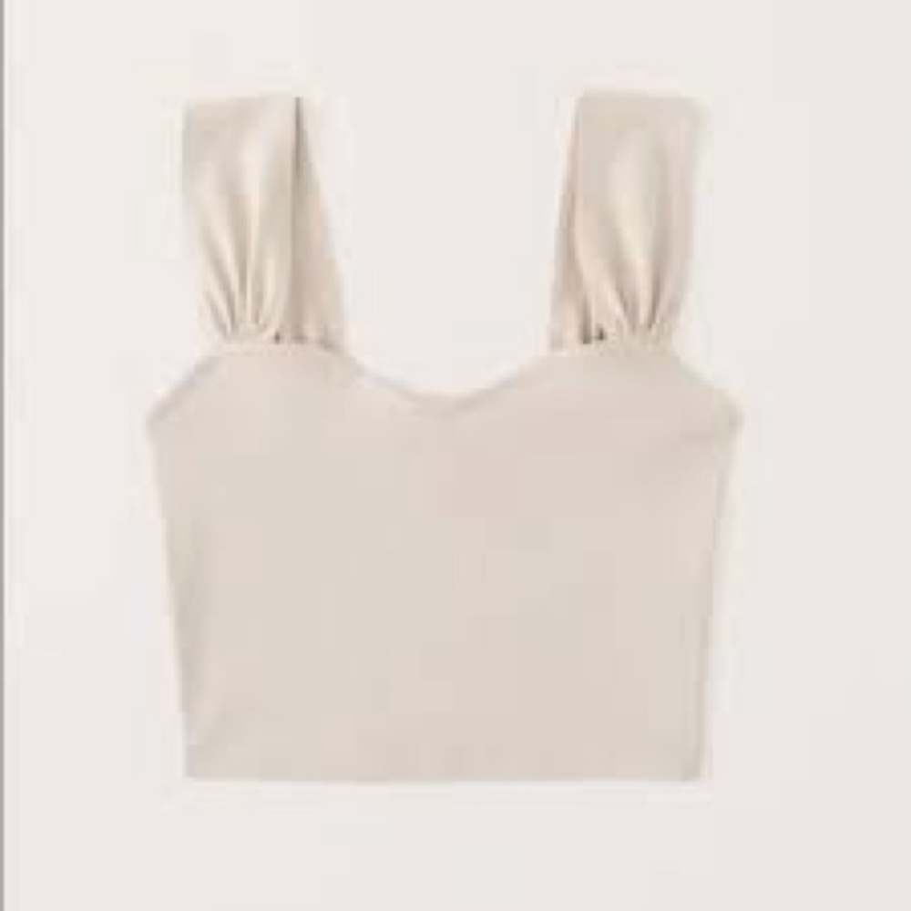Abercrombie & Fitch Seamless Fabric Sweetheart Top